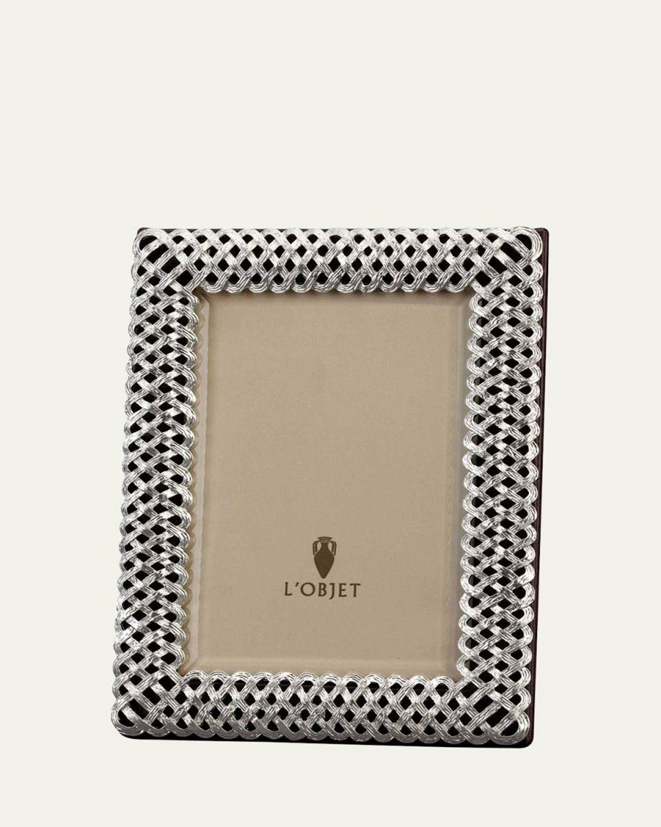 Platinum Braid 4" x 6" Picture Frame